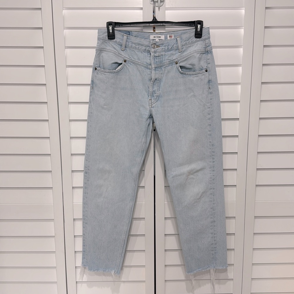 REDONE Double Yoke Distressed Hem Jeans - SZ 31
